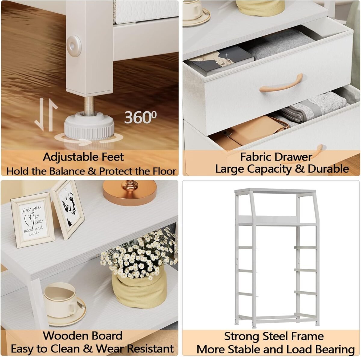 1750927539 furnulem tall 4 drawers dresser vertical storage tower for bedroom hallway entryway nursery closet organizer nightstand bedside table furniture sturdy steel frame wood top white.jpg