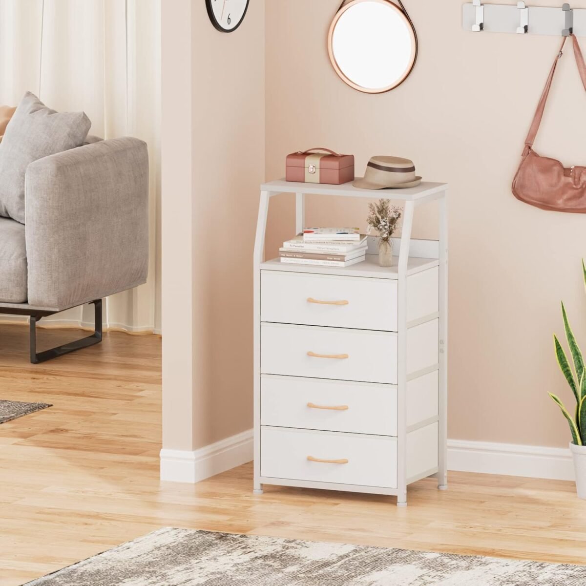 1750927545 furnulem tall 4 drawers dresser vertical storage tower for bedroom hallway entryway nursery closet organizer nightstand bedside table furniture sturdy steel frame wood top white.jpg