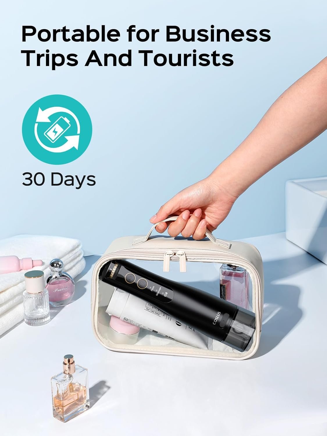 1751127709 coslus cordless water flosser dental pick for teeth braces gums care advanced 10 pressure settings for multiple users rechargeable portable for travel bpa free black e40wfp14.jpg