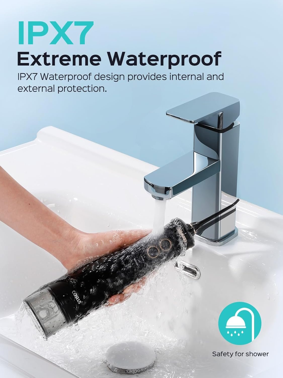 1751127712 coslus cordless water flosser dental pick for teeth braces gums care advanced 10 pressure settings for multiple users rechargeable portable for travel bpa free black e40wfp14.jpg