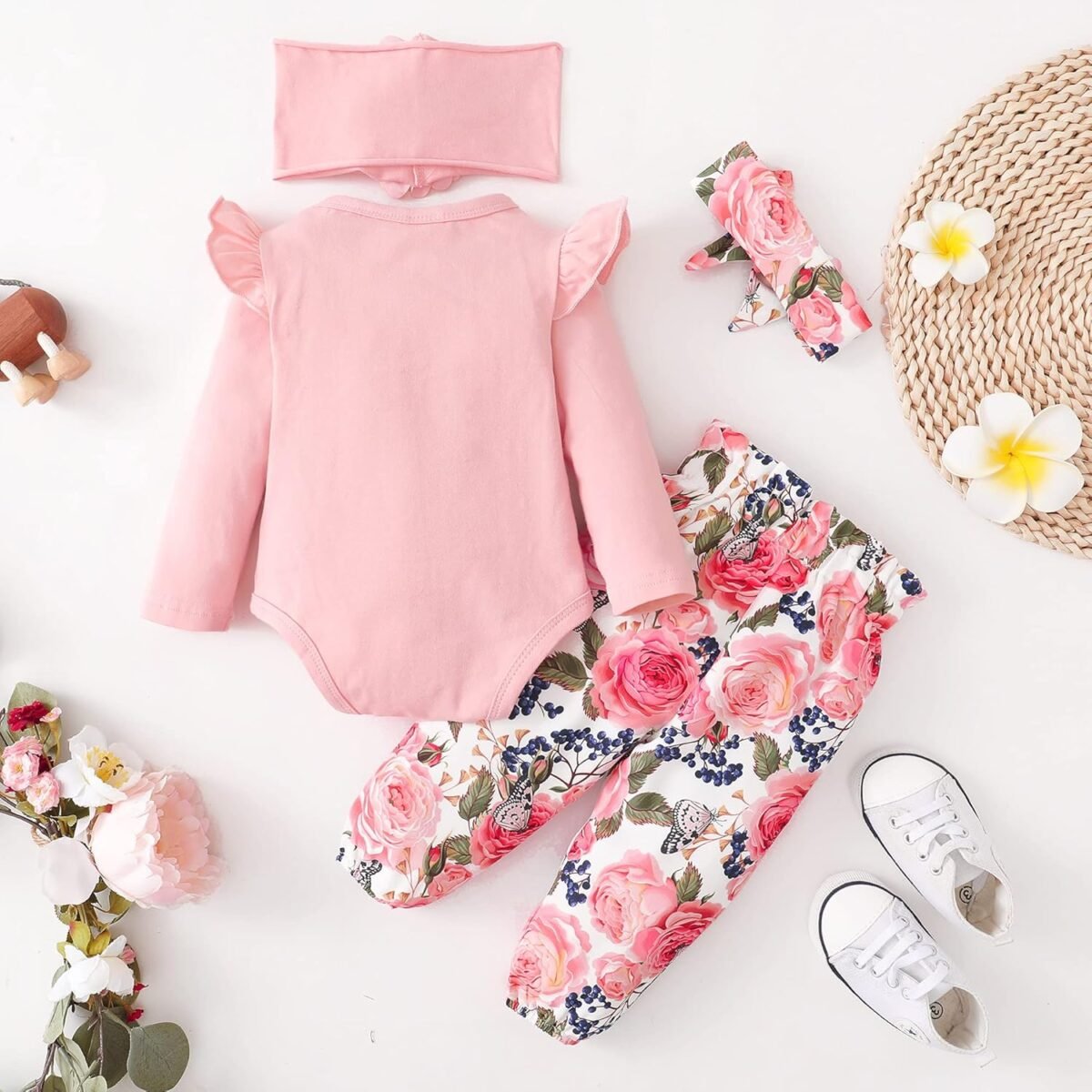1751150834 sunny piggy newborn infant baby girl clothes ruffle romper toddler girl floral cotton pant sets girls clothing outfit.jpg