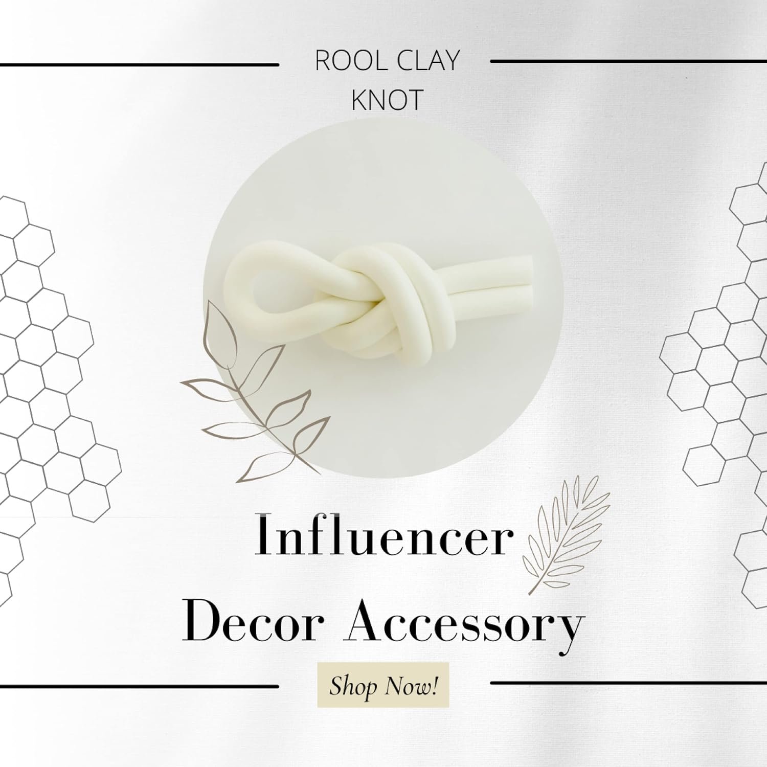 1751160107 rool clay knot coffee table decor neutral home decor shelf decor modern farmhouse living room decor home decorations for living room boho table decor chain link white.jpg
