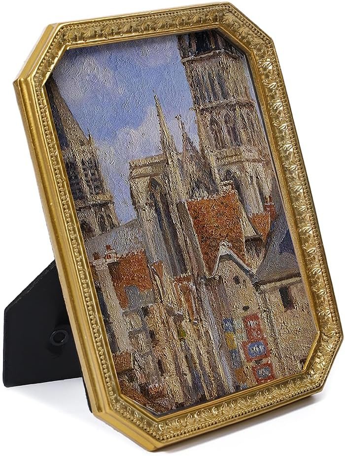 1751160811 sikoo vintage picture frame 4×6 antique gold picture frame ornate photo frame tabletop and wall hanging frame with high definition glass front wall decor art photo gallery.jpg