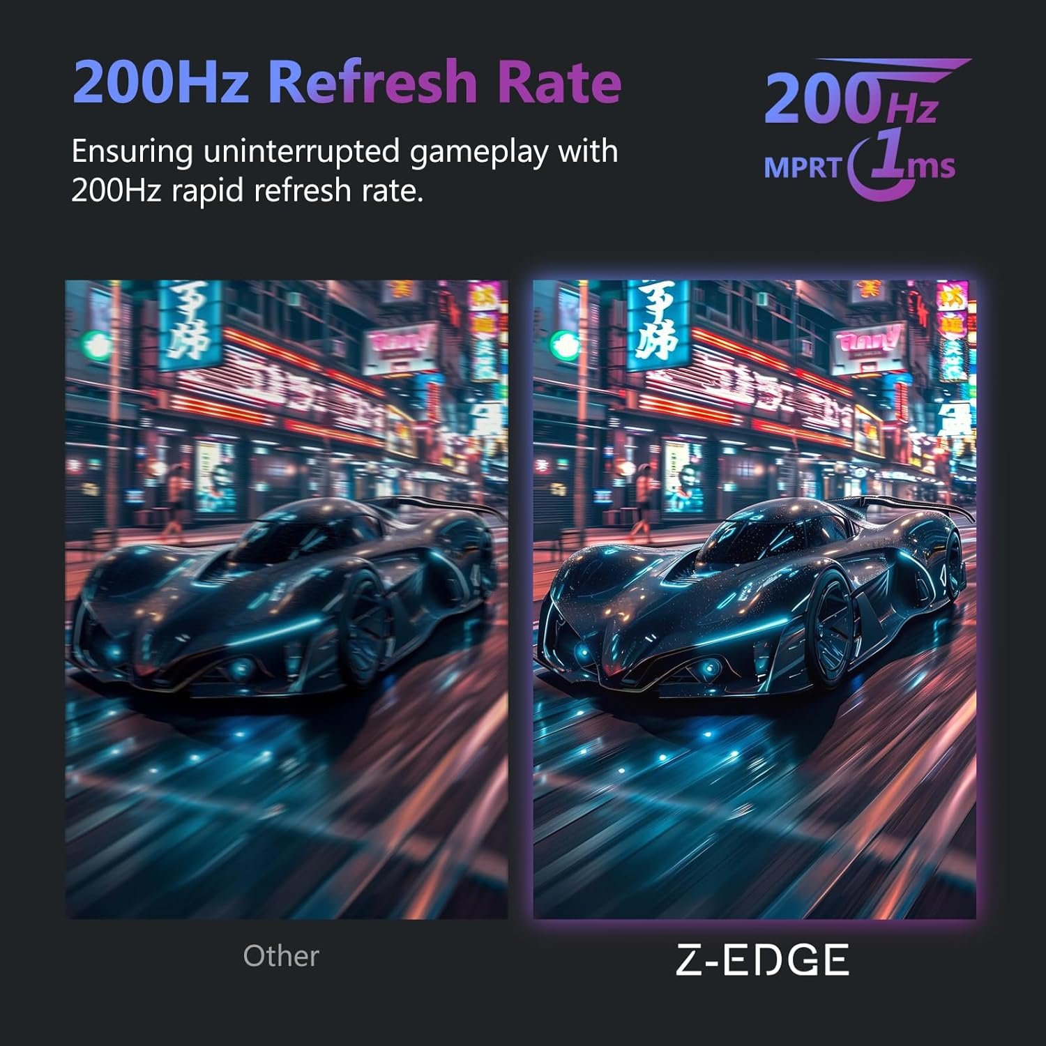 1751163694 z edge 27 inch curved gaming monitor fhd 1080p 200hz 165hz 144hz curved 1500r pc monitor mprt 1ms monitor 350nits 16.7m colors ug27 frameless bezel 1x dp 1.4 ports and 1x hdmi 2.1 ports.jpg