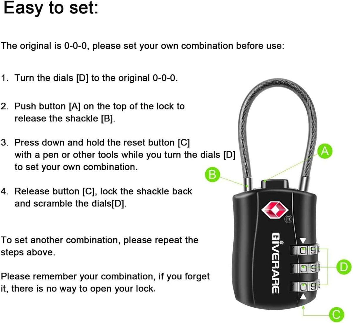 1751208556 giverare 4 pack tsa approved luggage locks combination travel cable lock re settable 3 digit padlocks with alloy body keyless tsa padlock for gym locker golf bag case black.jpg