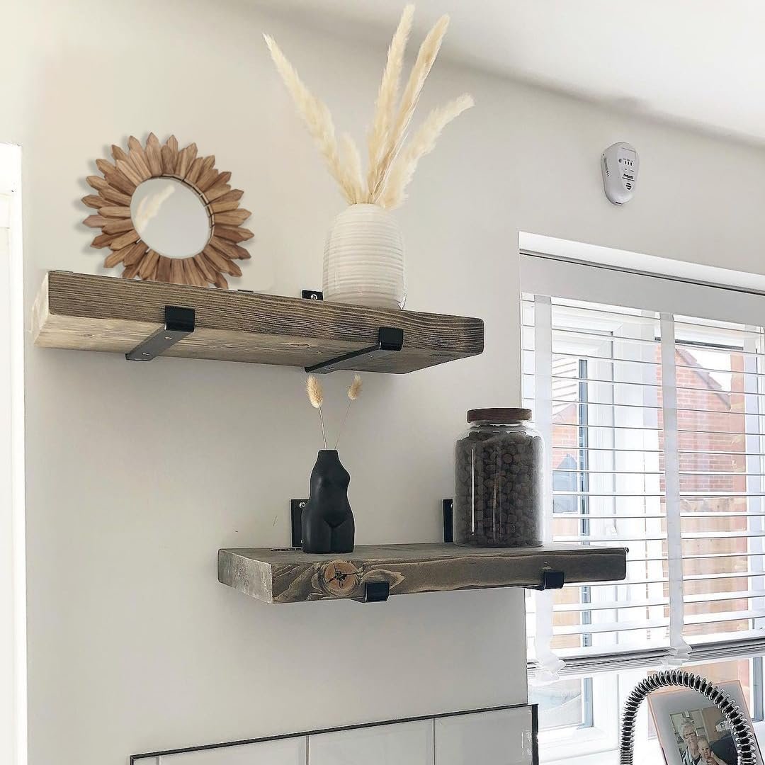 1751213415 losour wall decor 12 inch rustic round wood mirror decorative boho sunburst mirror boho home decor farmhouse wall decor for bedroom living room entryway.jpg