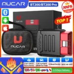 MUCAR BT200/BT200 Pro OBD2 Scanner Diagnostic Tool Bluetooth, Full System Automotive Scan Tool Free Oil/SAS 15 Reset Code Reader