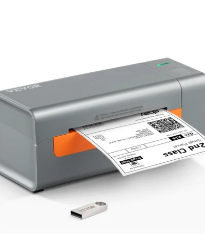 VEVOR Thermal Label Printer 4X6 Shipping Label Printer with Automatic Label Recognition Compatible Support Windows/MacOS/Linux 1