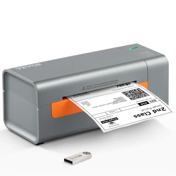 VEVOR Thermal Label Printer 4X6 Shipping Label Printer with Automatic Label Recognition Compatible Support Windows/MacOS/Linux