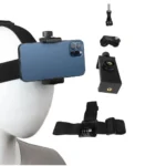 New Head-Mounted Headband Bracket First-person Perspective Adjustable Mobile Phone Holder Live Broadcast Fixed Bracket Gift