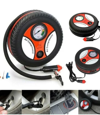 Car Maintenance & Repair Tool Portable Tire Inflator Air Compressor Pump Compact Mini Car Inflator For Home And Vehicle Use 1
