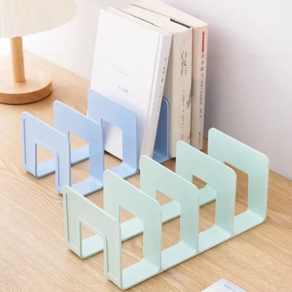 Multi-function Book Magazine Bookshelf Storage Bookends Stand Desk Organizer Holder for Books CD Files School Office Supplies