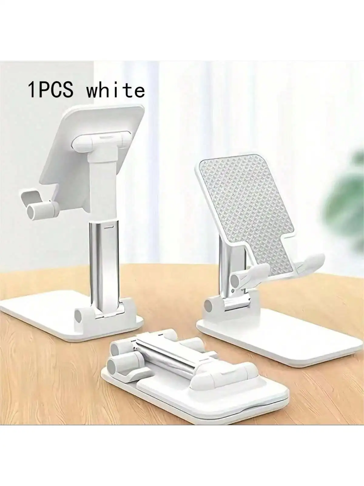 Universal Adjustable Desktop Tablet Holder Stand – Compatible with iPhone, iPad, and All Mobile Phones, Adjustable Height and An Universal Adjustable Desktop Tablet Holder Stand – Compatible with iPhone, iPad, and All Mobile Phones, Adjustable Height and An