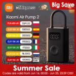 Xiaomi Mijia Air Pump 2/2D/2 Pro  150PSI Portable Tire Inflator with Digital Display USB-C Fast  Works for Cars Bikes Balls