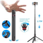 Live Streaming Bracket Phone Holder Photography Automatic Pop-up Magnetic Remote Control Tripod Selfie Stick Stand Accessories