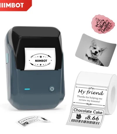 Niimbot B1 Thermal Label Printer Wireless Self-adhesive Pocket Bluetooth Inkless Label Maker for Business Price-Tag Sticker 1
