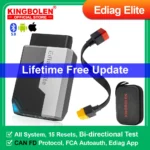 2025 New KINGBOLEN Ediag Elite Lifetime free Car Diagnostic Tools All system 15 Resets Bi-directional Test  Auto Scanner OBD2