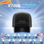 XTOOL AD20PRO OBD2 Scanner Oil Reset Code Reader All System Bluetooth Diagnostic Tools For iPhone IOS Android Lifetime Free upda