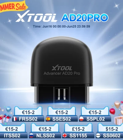 XTOOL AD20PRO OBD2 Scanner Oil Reset Code Reader All System Bluetooth Diagnostic Tools For iPhone IOS Android Lifetime Free upda 1