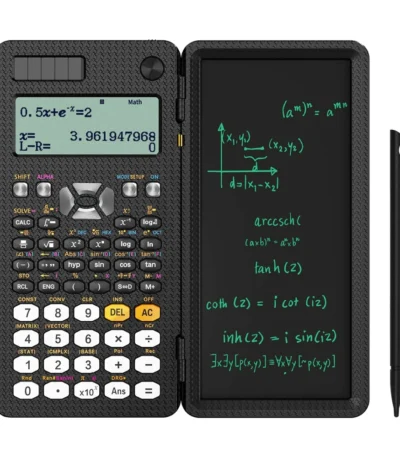 Solar Scientific Calculator with LCD Notepad 417 Functions Professional Portable Foldable Calculator for Students Upgraded 991ES 1