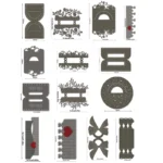 2023 New Arrival Handle Bag Bowknot Metal Cutting Dies for Scrapbooking Card Making Circle Mould Punch Stencils Pack Topper