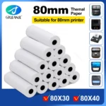 BPA free 80*30mm 40mm Thermal Receipt Paper for All Mini 3 inch Inkless Wireless Thermal POS Receipt Bill Printer Paper Roll