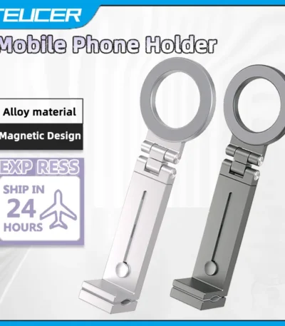 TEUCER TG-2 Rotatable Car Phone Holder Travel Essentials Flexible Rotation Hands-Free Airplane Phone Mount for All phone 1