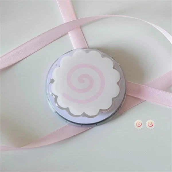 Korean Cute Fish Cake Rolls For Magsafe Magnetic Phone Grip Tok Griptok Stand For iPhone Funny Foldable Wireless Charging Holder