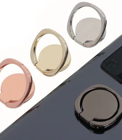 Finger Ring Phone Holder Metal 180 Degree Rotatable Magnetic Adhesive Cellphone Desktop Stand for Samsung IPhone Xiaomi Huawei 1