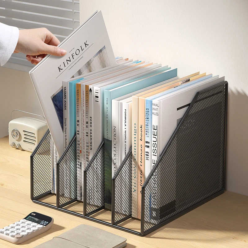 Metal File Rack Office Desk Shelf Standing Desktop File Folder File Box File Storage Box Data Rack Stationery Organizer File Metal File Rack Office Desk Shelf Standing Desktop File Folder File Box File Storage Box Data Rack Stationery Organizer File