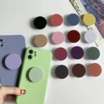 Round finger grip Tok cellphone holder foldable expanding phone stand mobile accessories for iPhone Huawei Xiaomi finger bracket