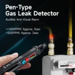 Aicevoos Combustible Gas Leak Detector Gas Alarm High-Sensitivity  Natural Gas Tester Methane Detector for All Flammable Gases