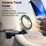 Magnetic Cell Phone Holder  Airplane Travel Essentials Phone Holder  Desktop Cell Phone Holder Tray Table Universal Phone Holder