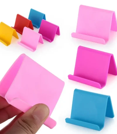 1Pc Phone Holder Universal Mini Plastic Smart Phone Holder Table Desk Mount Stand Phone Holder Bracket Tablets Holder 1