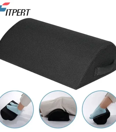 Foot Rest for Under Desk At Work, Office Desk Accessories with Memory Foam & Washable Removable Cover Foot Stool for Office, Car 1