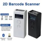 Bluetooth Mini Barcode Scanner 1D/2D 2.4G Bluetooth Wireless Bar Code Scanner Android IOS Windows USB Scanners Laser Reader