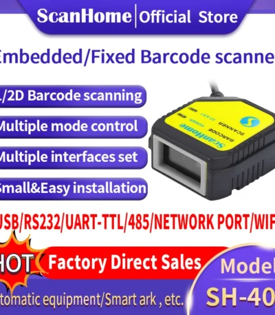 Embedded Barcode Scanner BarCode Reader code reader fixed Mounted code Engine Module USB 1D/2D QR PDF417Code ScanSH-400 1