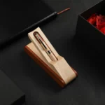 Wooden Pen Display Stand Case Foldable Pencil Box Holders Ballpoint Fountain Pen Organizer Stationery School Office Supplies 1PC