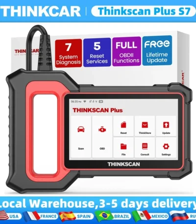 Thinkscan Plus S7 OBD2 Scanner Car Diagnostic Scanner for Engine ABS Transmission AC BCM IC Airbag Code Reader Auto Scan Tools 1