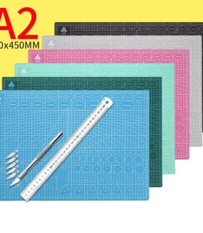 A2 Cutting Board Grid Line Self-healing Cutting Board Craft Card Multicolor Double-sided Desktop Manual Cutting Pad 60 * 45cm 1
