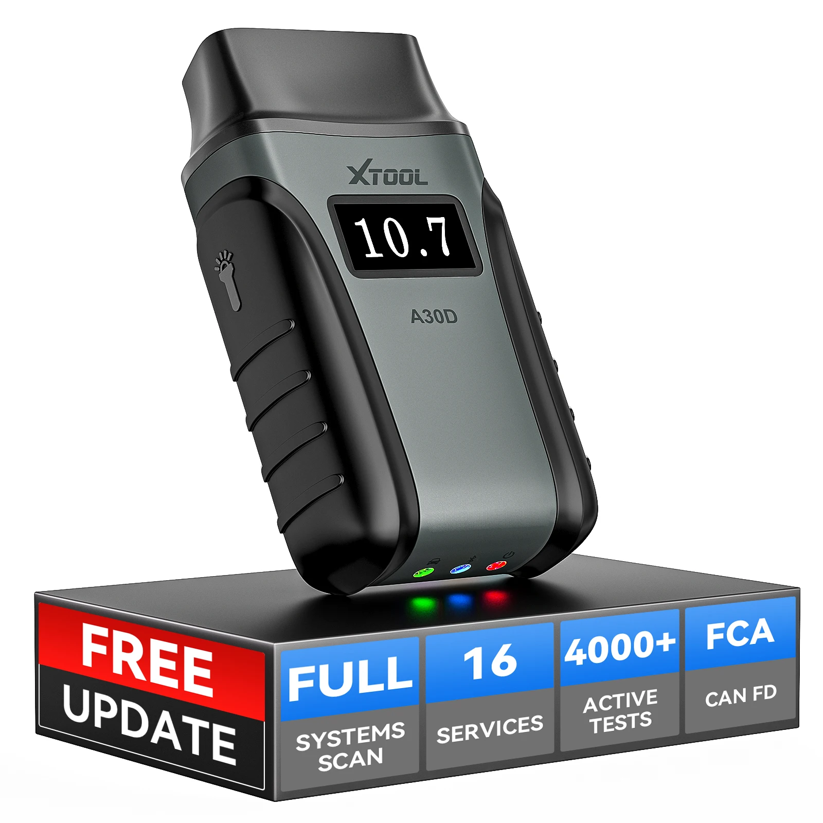 XTOOL Anyscan A30D OBD2 Scanner Wireless Bidirectional Car Code Reader with Lifetime Updates & 16 Resets FCA AutoAuth CANFD XTOOL Anyscan A30D OBD2 Scanner Wireless Bidirectional Car Code Reader with Lifetime Updates & 16 Resets FCA AutoAuth CANFD