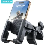 Joyroom Motorcycle Phone Holder Universal Shockproof Bike Phone Holder 360° View Half Enclosure GPS Bracket For 4.7″-7″ Phones