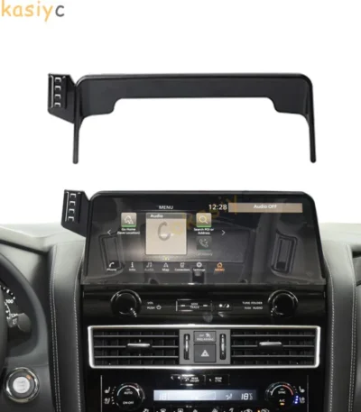 Car Phone Holder for Nissan Patrol 2023 2024 Screen Navigation Bracket Magnetic New Energy Wireless Charging Rack 1