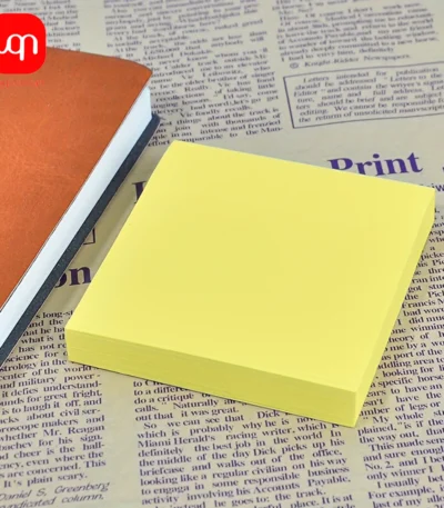 WQN-100 Yellow  Notes Waterproof Note paper School Office Supplies Transparent Note Paper Stationery 1