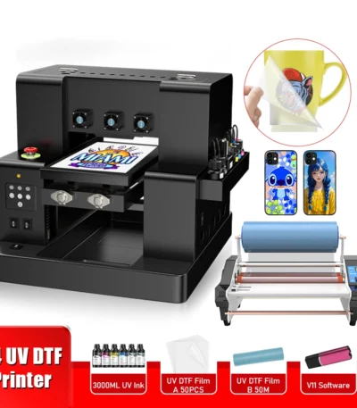 A4 UV Printer UV DTF Impresora A4 For Epson XP600 L805 UV DTF Transfer Film Printing Machine For Phone case Glass Acrylic Print 1