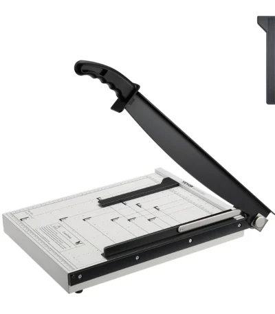 VEVOR Paper Cutter Guillotine Trimmer 15"/18" Cut Length 16/20 Sheets Capacity Heavy Duty Paper Cutter for Home Office School 1