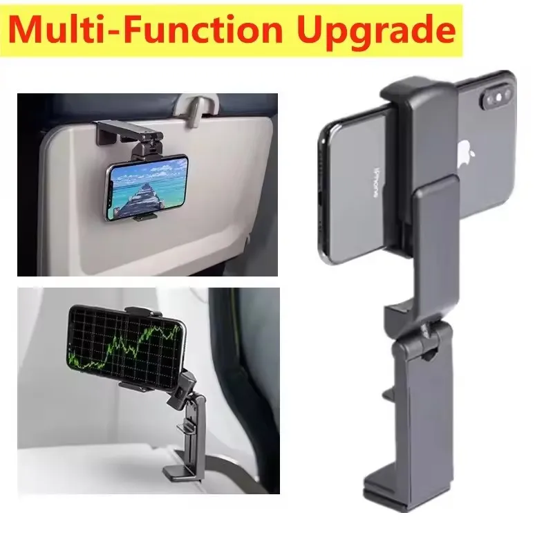 Airplane Phone Holder Stand Cell Mobile Portable Travel Mount Desk Flight Foldable Rotatable Selfie Holding Train Seat Support Airplane Phone Holder Stand Cell Mobile Portable Travel Mount Desk Flight Foldable Rotatable Selfie Holding Train Seat Support