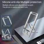 Folding Portable Aluminum Alloy Stand Mobile Tablet Desktop Stand Mobile Phone Holder for iPhone 13 14 15 HUAWEI XIAO MI Samsung