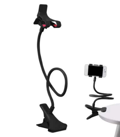50cm 360 degree Adjustable Lazy neck holder Gooseneck Phone Holder for Phone bed Mount Overhead Long Arm Mount phone Stand 1