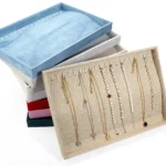 1 Piece Color Necklace Display Tray Jewelry Necklace Bracelet Showcase Storage Tools for Jewelry Presentation Photography Props